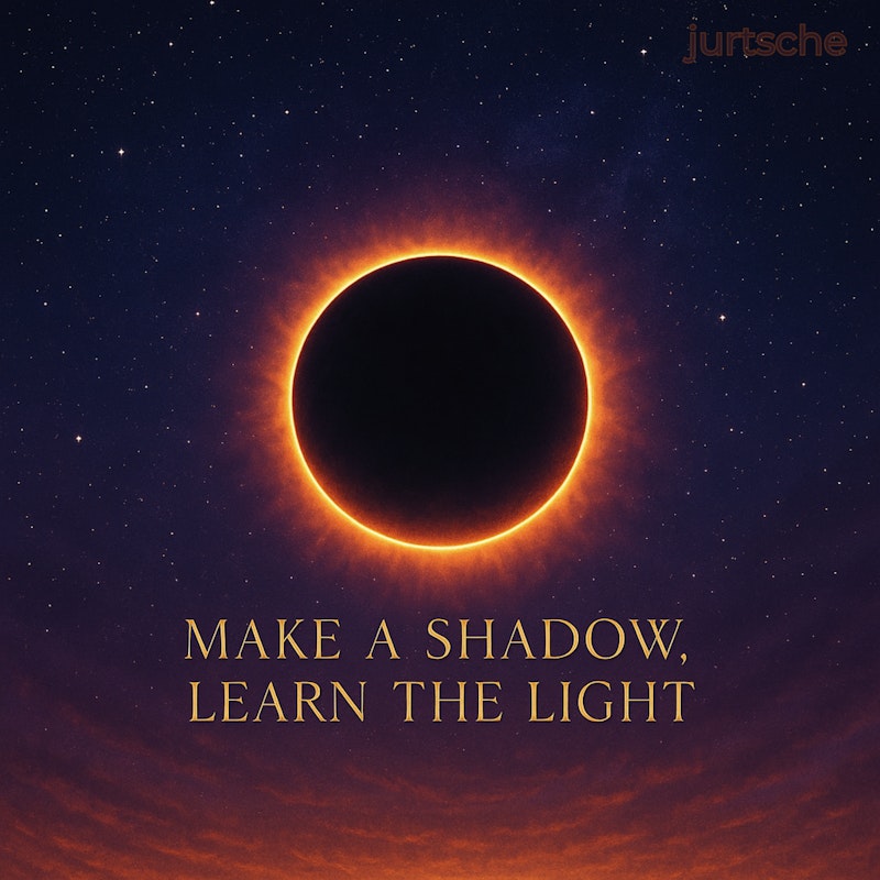 Single: Make a shadow, learn the light – cover artwork